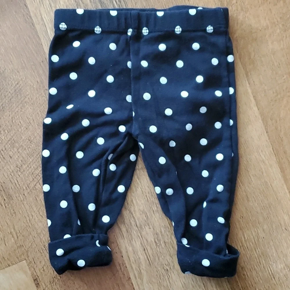 Carters Girls Cupcake 3 Piece Outfit- 2 Onesies and Pants set 3M‎ - Picture 4 of 7